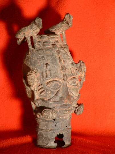 Benin Bronze Bust 